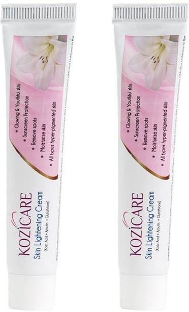 Kozicare Kojic Acid Cream, Glutathione Cream with Niacinamide Dark Spot & Tan Removal
