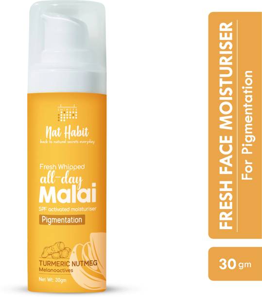 Nat Habit Turmeric Face Moisturizer For Women & Men, Pigmentation,Tan Removal,100% Natural