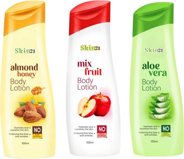skin21 Almond, Aloevera & Mix Fruit Nourishing Body Lotion