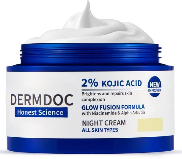 Ayrra DermDoc 2% Kojic Acid Night Cream with Niacinamide Arbutin Face Cream Skin