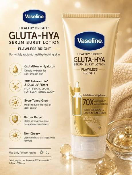 Vaseline yellow gluta glow 68ml