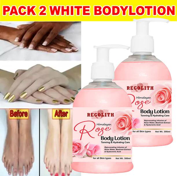 Regolith Rose Body Lotion Hydration with Deep Moisture Serum For Men & Women