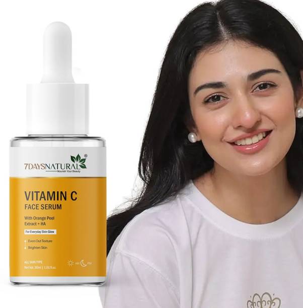 7 Days Vitamin C Serum Skin Brightening Dark Spots Skin Glow face serum anti acne