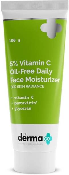 The Derma Co 5% Vitamin C Oil-Free Daily Face Moisturizer for Skin Radiance