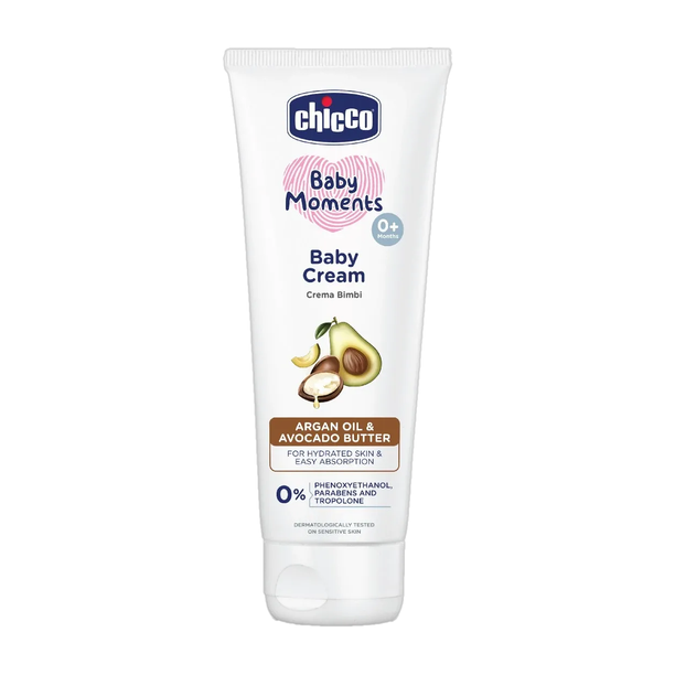 Chicco Baby Cream, Phenoxyethanol, Paraben & SLS Free, 0M+