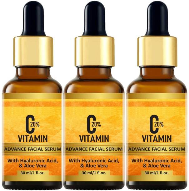 house of common Vitamin C Face Whitening Serum | Skin Brightening & Anti-aging (30ml) Pack of 3