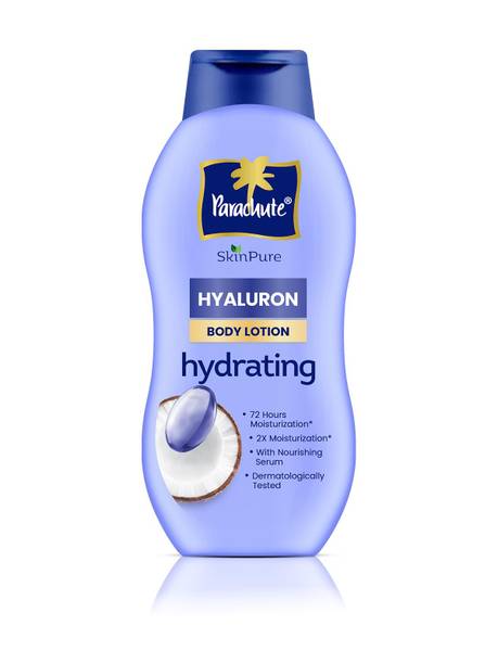 Parachute SkinPure Hyaluron Body Lotion with Virgin Coconut Oil | Deep Hydration