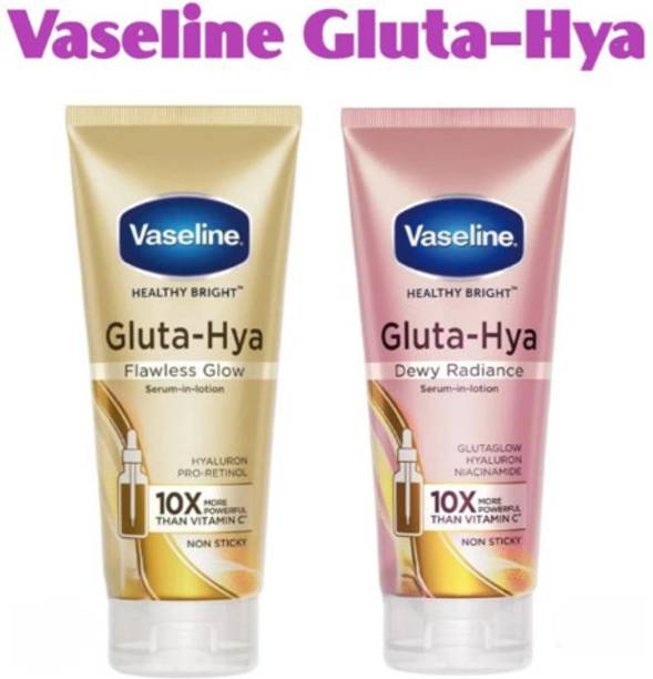 Vaseline Gluta-Hya Dewy Radiance + Gluta-Hya Flawless Glow 70G EACH
