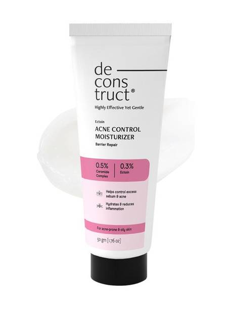 Deconstruct Acne Control Moisturiser with Ectoin & Ceramides for Acne Prone & Oily Skin