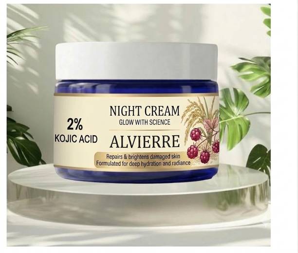 ALVIERRE Night Cream for Face | Skin Brightening & Repair Formula