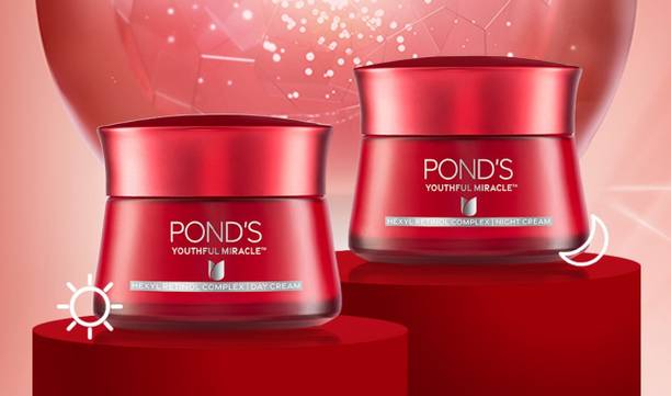 POND's Newly Age Miracle, Youthful Glow, Day & Night Cream For Women (50 g)