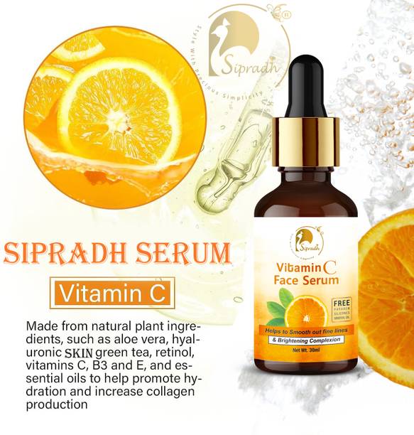 Sipradh Naturals Vitamin C Face Serum Professional Glow Girl Beauty, all skin face serum