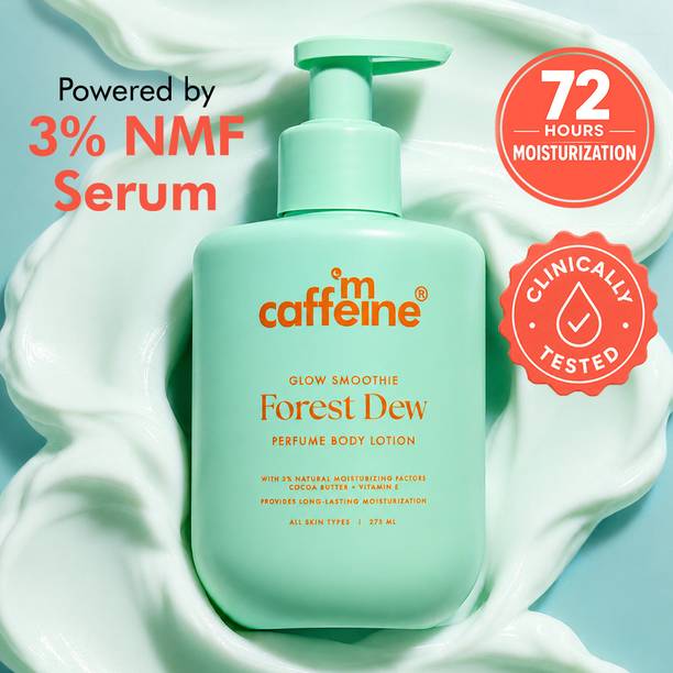 mCaffeine Moisturizing Perfume Body Lotion |3% NMF Hydrating Serum |Forest Dew Fresh Scent