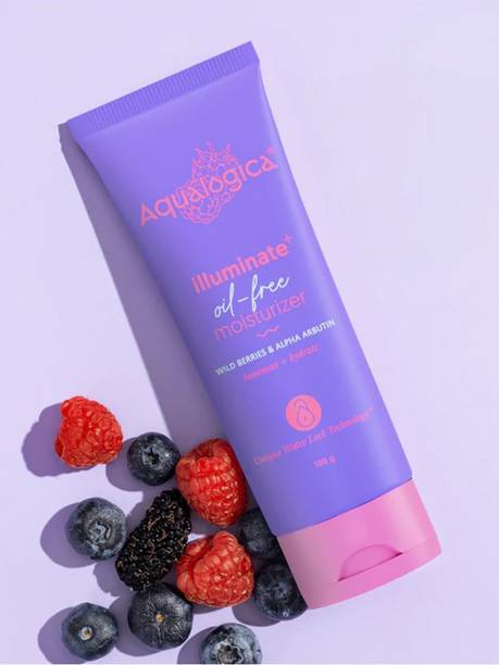Aqualogica Illuminate+ Oil-Free Moisturizer with Wild Berries and Alpha Arbutin