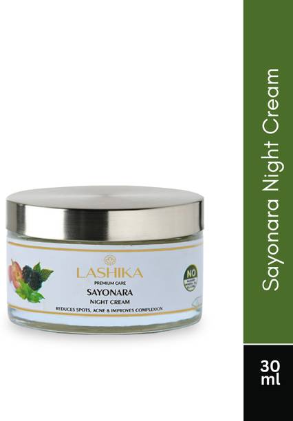 Lashika Sayonara Night Cream Reduces Spots, ACNE & Improves Complexion