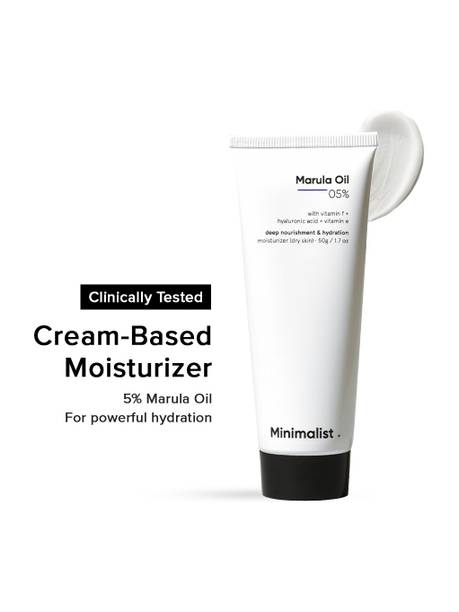 Minimalist 5% Marula Oil Moisturizer for Men & Women | Dry Skin Care