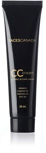 FACES CANADA CC Cream - Sand | SPF 20 Correct & Care Tinted Cream Primes Perfects Protects