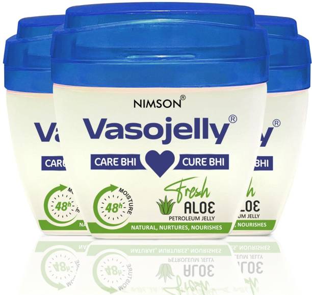 Nimson Vasojelly Fresh Aloe Petroleum Jelly 48-Hour Moisturization for Nourished Lips