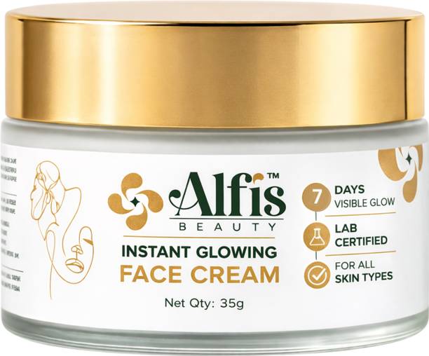 Alfis Beauty Instant Glowing Cream Brightening,Hydrating & Anti-Aging Moisturizer