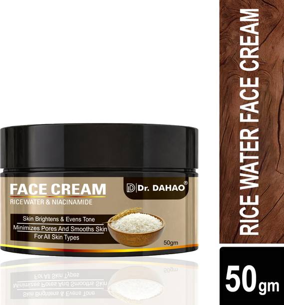 Dr. DAHAO Rice Day & Night Face Cream with Rice water for Brightens And Evens Skin Tone
