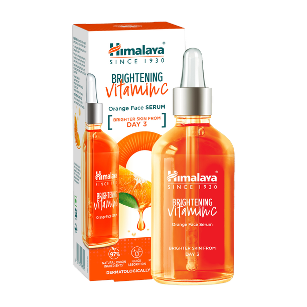 HIMALAYA Brightening Vitamin C Orange Face Serum with 5 Times Vitamin C & 10 Times Niacinamide Brighter Skin from Day 3