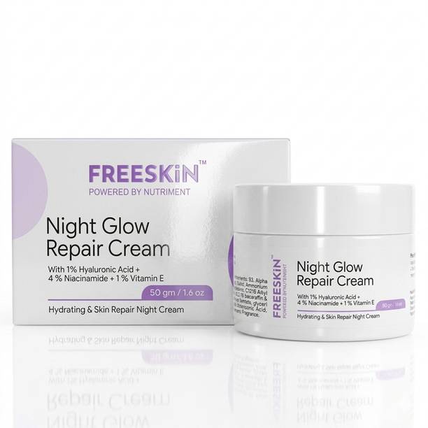 freeskin Night Glow Repair Cream | Overnight Skin Repair & Brightening Face Cream