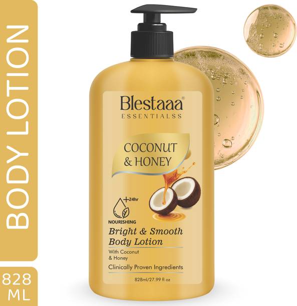 blestaaa essentialss Coconut & Honey Lotion for Long-Lasting Moisture & Softness