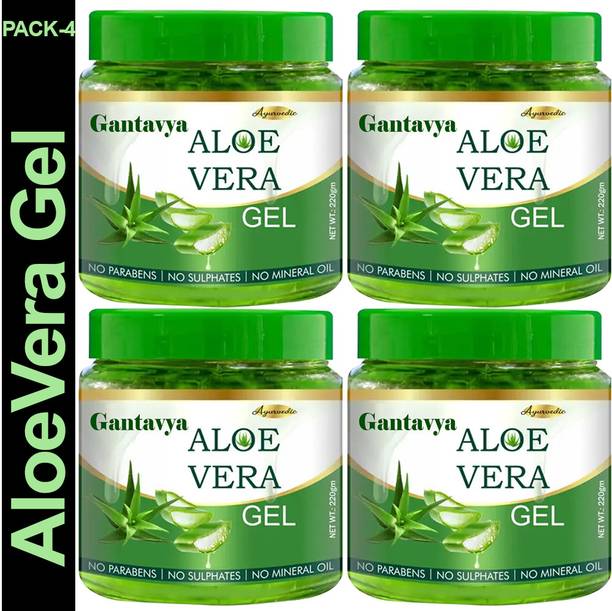 Gantavya Ayurvedic Aloe Vera Gel For Remove Dead Skin Men & Women