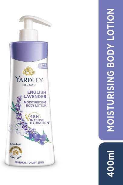 Yardley London English Lavender Moisturizing Body Lotion With Germ Shield and Floral Extracts