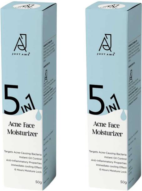 DOOMSDAY JUST AWE ACNE FACE MOISTURIZER FOR SILKY CLEAN SKIN PACK OF 50g x 2