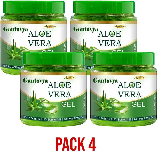 Gantavya Ayurvedic Aloe Vera Gel Deep cleanser Reduces Blemishes Men & Women