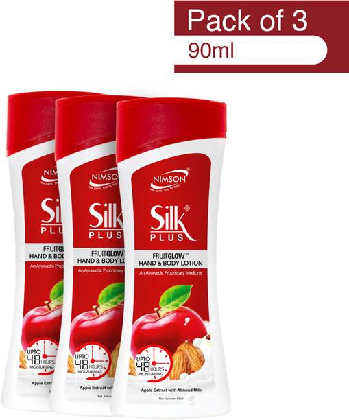 Nimson Silkplus FruitGlow Body Lotion With Apple, Almond & Pear For Dry & Rough Skin