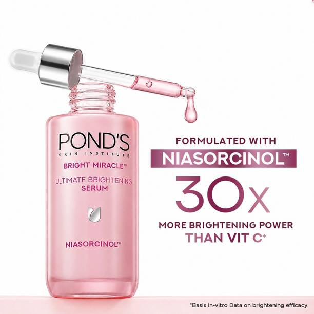 POND's Bright Miracle Ultimate Brightening Serum with Niasorcinol,30X better than Vit C