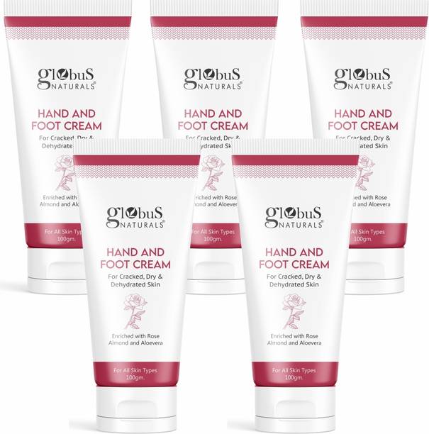 Globus Naturals Nourishing Hand & Foot Cream, For Dry & Rough Skin