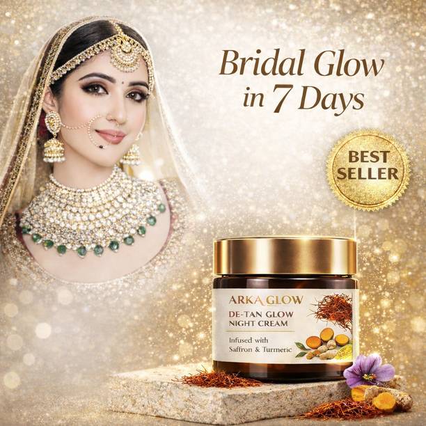 Arka glow Ubtan DeTan Skin whiteing Brightnig Bridal Night Cream