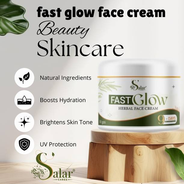 SALAR CARES FAST GLOW CREAM FOR ,BLACK SPOT,DARK CIRCLE,PIMPLES,SUNBURN,GLOWING