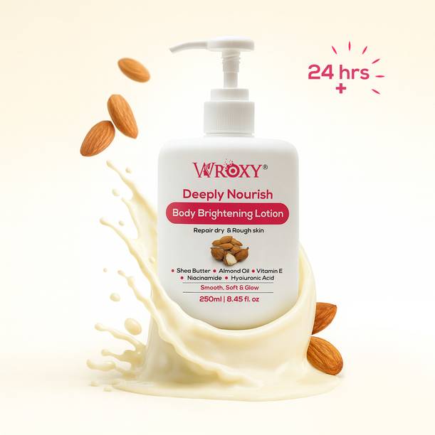 Wroxy Deeply Nourish Body Brightening Lotion for Repair & Rough Skin 24Hrs Dry Relief