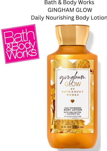 BATH & BODY WORKS GINGHAM GLOW DAILY NOURISHING BODY LOTION