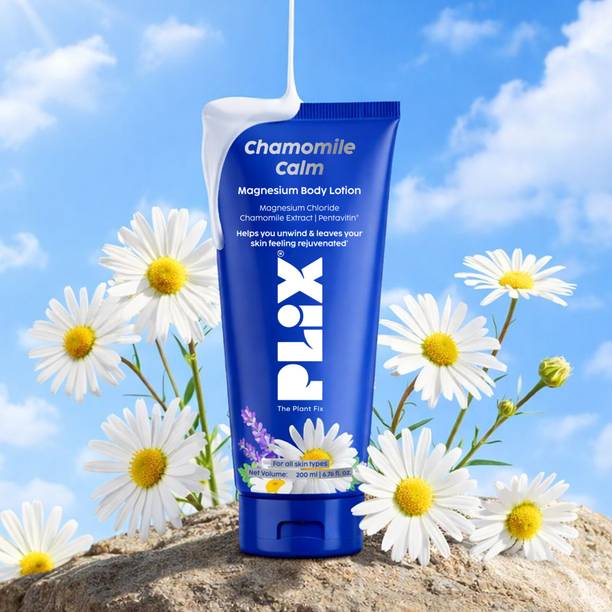 The Plant Fix Plix Chamomile Calm Magnesium Body Lotion,10% Magnesium Chloride,Helps Relax Muscles