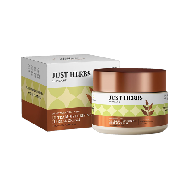 Just Herbs Nourishing, Moisturising Massage Cream For Dull, Dry & Glowing Skin