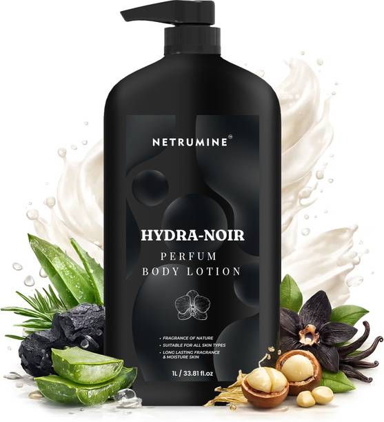netrumine Hydra Noir Body Lotion, Deep Moisturizing & Smooth Skin Care for All Skin Types
