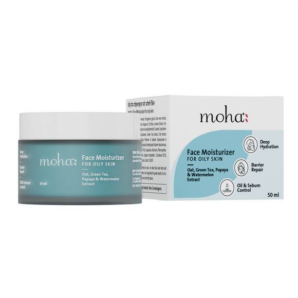 Moha Face Moisturiser | Lightweight & Non-Greasy | Oily & Acne Prone Skin