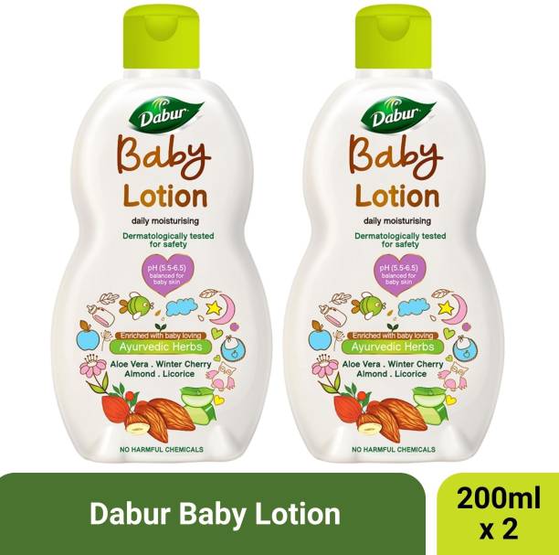 Dabur Baby Lotion: Daily Moisturizing Lotion with No Harmful Chemicals