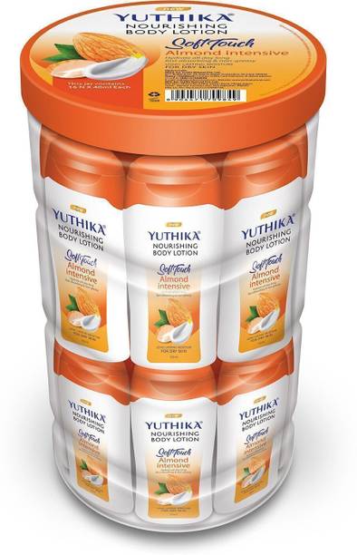 Yuthika Nourishing Soft Touch Body Lotion For Women Almond Intensive (20ml x 24)