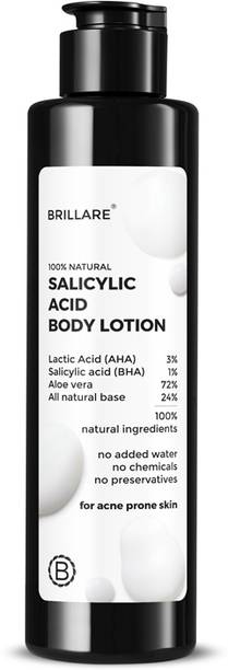 BRILLARE Salicylic Acid Body Lotion for Clear Skin | AHA BHA Lotion for Acne Prone Skin