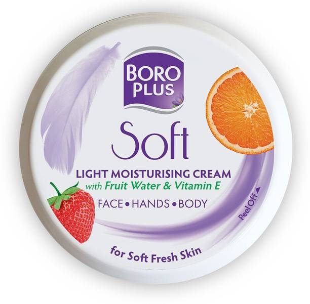 बोरोप्लस Soft Light Moisturising Cream|Light & Non-sticky|Provides 24 hour moisturisation