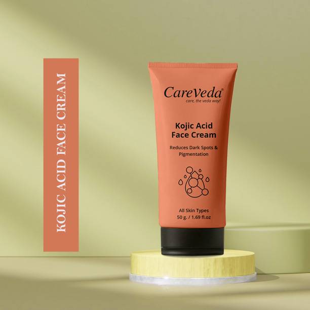 CareVeda Kojic Acid Cream For Reduces Dark Spots & Pigmentation, For All Skin Types