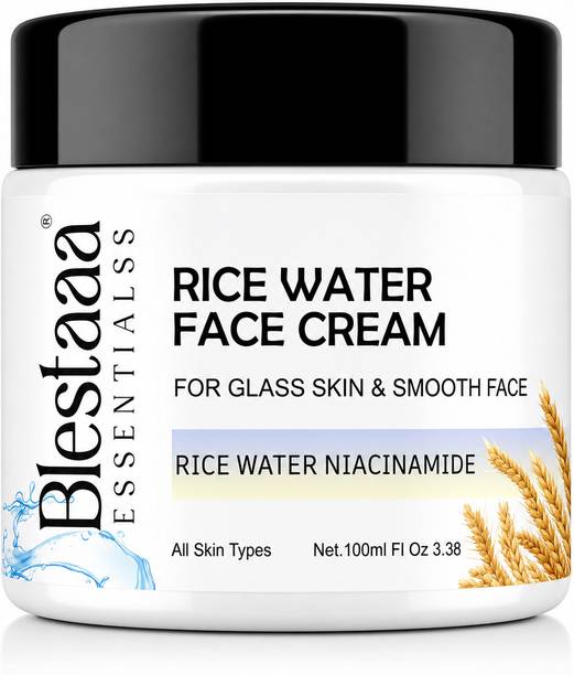 blestaaa essentialss Rice Water Face Cream for Skin Whitening & Brightening