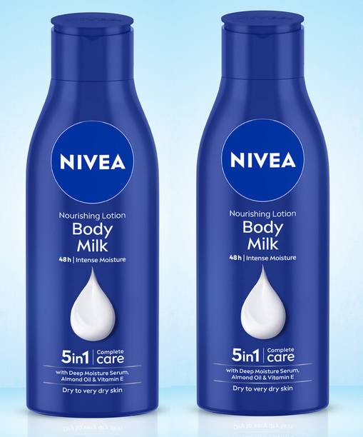 NIVEA Body Lotion For Very Dry Skin, Nourishing Body Milk With 2X Almond Oil