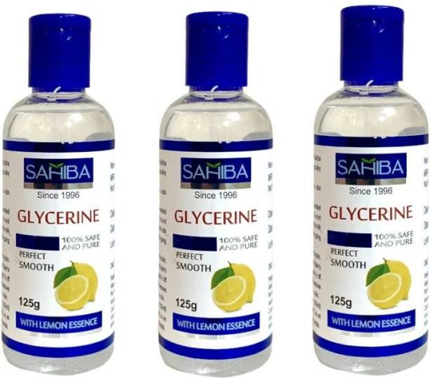Sahiba glycerine pure and safe with lemon essence (125g x 3 )